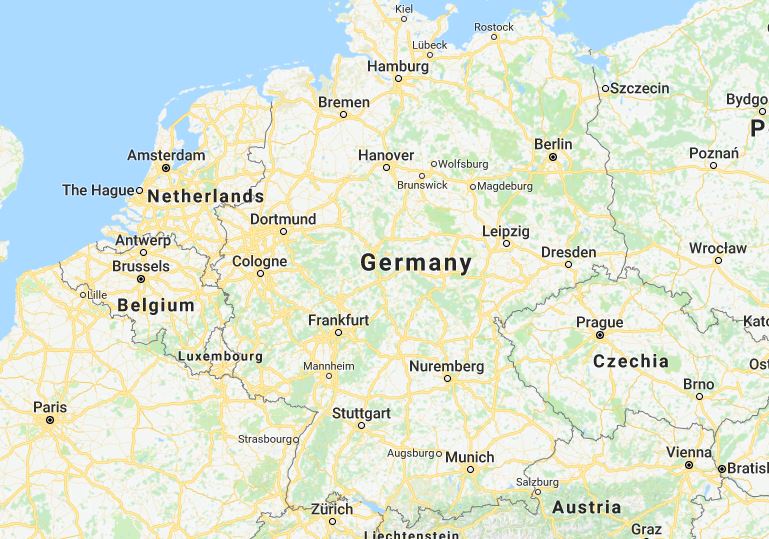 Map of Germany