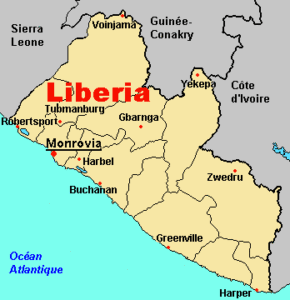 Map of Liberia